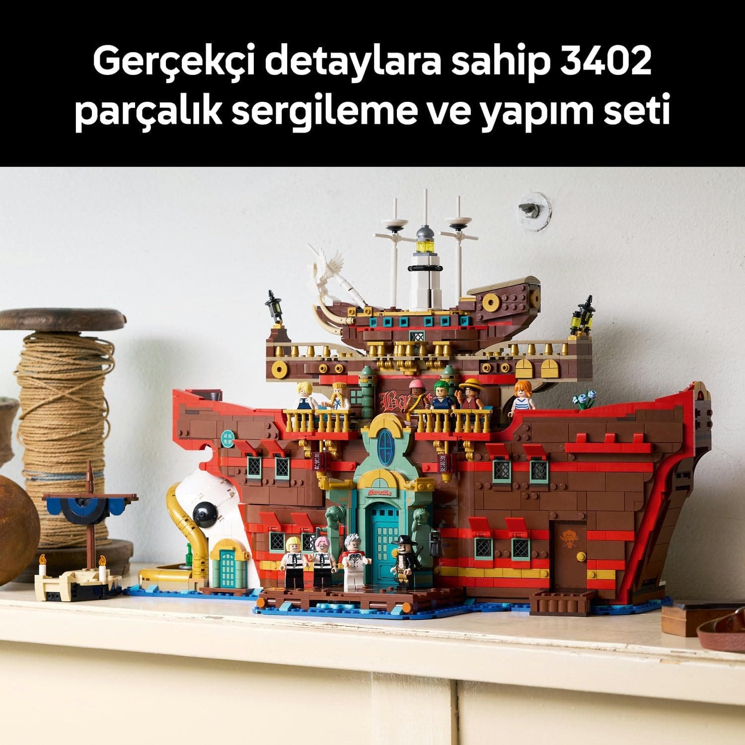 لگو ONE PIECE رستوران شناور Baratie مدل 75640 لگو ONE PIECE رستوران شناور Baratie مدل 75640