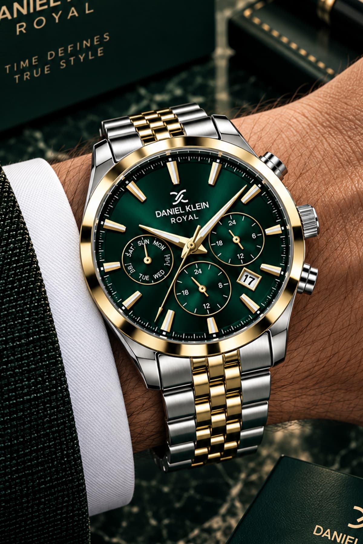 ساعت مردانه Daniel Klein ضد آب 3 ATM بند استیل نقرهای مدل Cbk448 ساعت مردانه Daniel Klein ضد آب 3 ATM بند استیل نقرهای مدل Cbk448