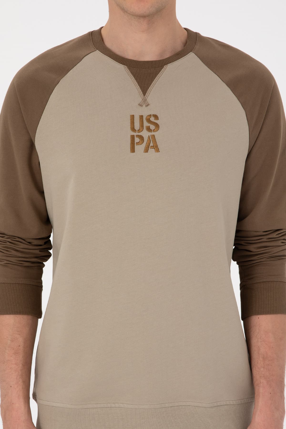 سوئیشرت مردانه U.S. Polo Assn. یقه گرد فیت معمولی خاکی نازک مدل 50315420-VR027 سوئیشرت مردانه U.S. Polo Assn. یقه گرد فیت معمولی خاکی نازک مدل 50315420-VR027
