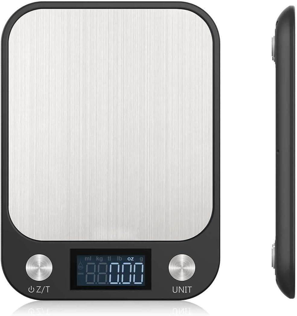 ترازوی آشپزخانه دیجیتال RoyalPolar صفحه LCD بزرگ ظرفیت 5kg تا 15kg مشکی ترازوی آشپزخانه دیجیتال RoyalPolar صفحه LCD بزرگ ظرفیت 5kg تا 15kg مشکی