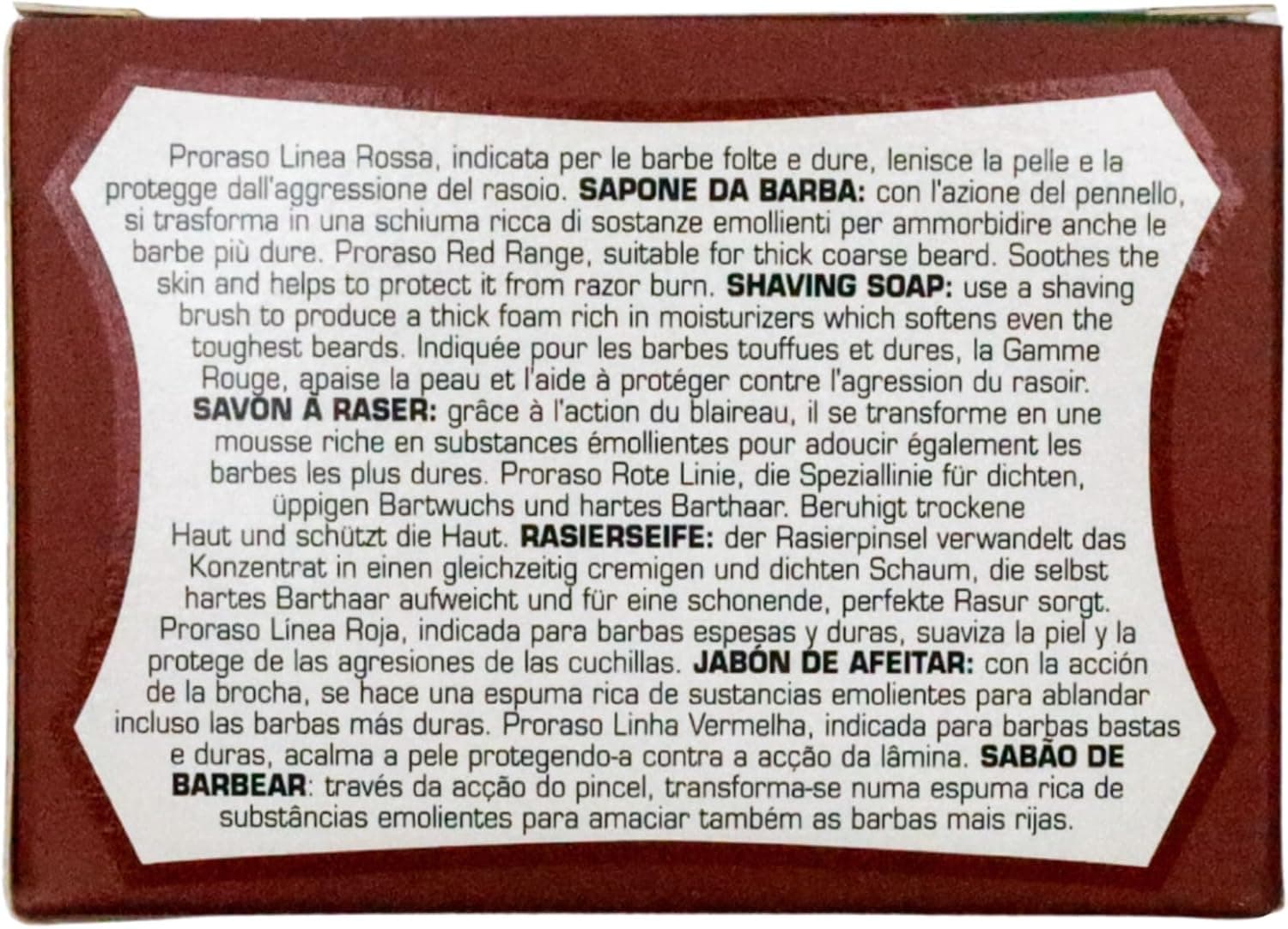 صابون اصلاح مردانه Proraso در کاسه قرمز 150 ml صابون اصلاح مردانه Proraso در کاسه قرمز 150 ml