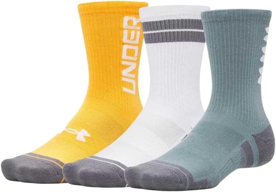 جوراب یونیسکس Under Armour مدل UA Perf Tech بسته 3pk Crew جوراب یونیسکس Under Armour مدل UA Perf Tech بسته 3pk Crew