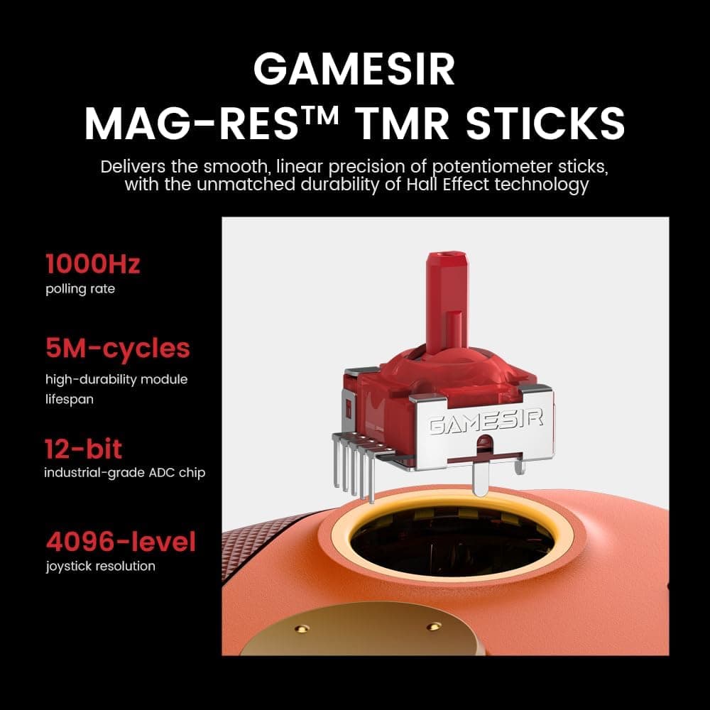 دسته بازی سیمی Xbox One و Xbox Series X/S و بیسیم PC GameSir با جویاستیک TMR و تریگر Hall مدل G7 Pro دسته بازی سیمی Xbox One و Xbox Series X/S و بیسیم PC GameSir با جویاستیک TMR و تریگر Hall مدل G7 Pro