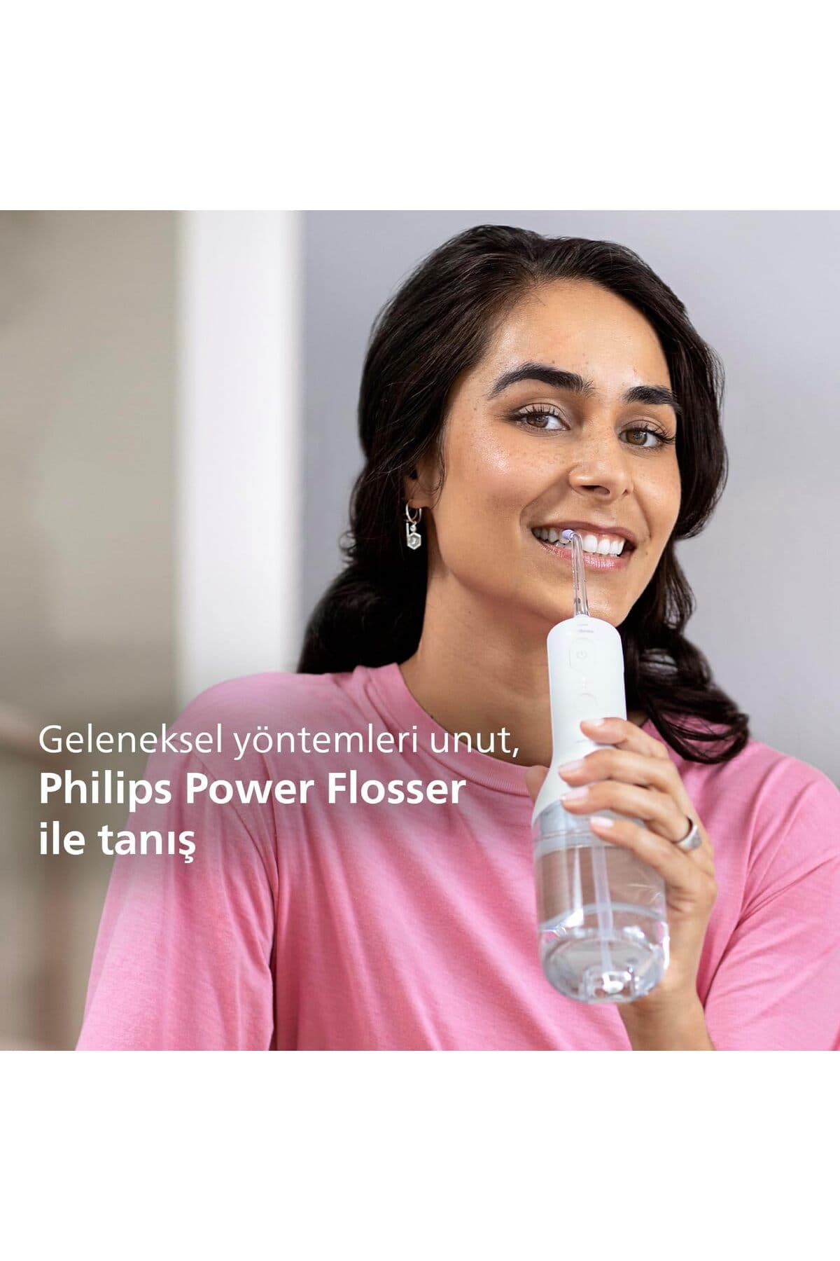 دستگاه شستوشوی دهان Philips Sonicare Power Flosser 3000 بیسیم با فناوری Quad Stream سفید مدل HX3826/31 دستگاه شستوشوی دهان Philips Sonicare Power Flosser 3000 بیسیم با فناوری Quad Stream سفید مدل HX3826/31