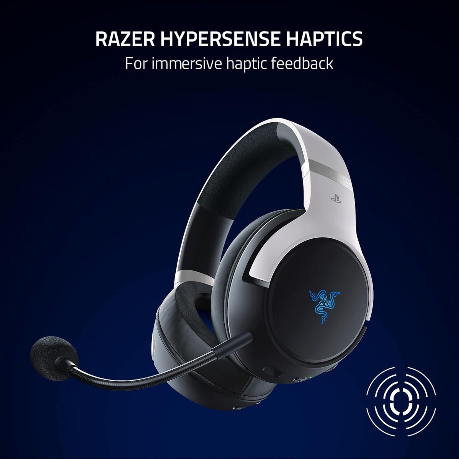 هدست گیمینگ سیمی Razer مدل HyperSpeed با لایسنس PlayStation سفید هدست گیمینگ سیمی Razer مدل HyperSpeed با لایسنس PlayStation سفید