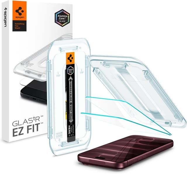 محافظ شیشهای Spigen Glas.tR EZ Fit برای iPhone 16/17/18 Pro Max 2 عددی مدل AGL07907 محافظ شیشهای Spigen Glas.tR EZ Fit برای iPhone 16/17/18 Pro Max 2 عددی مدل AGL07907