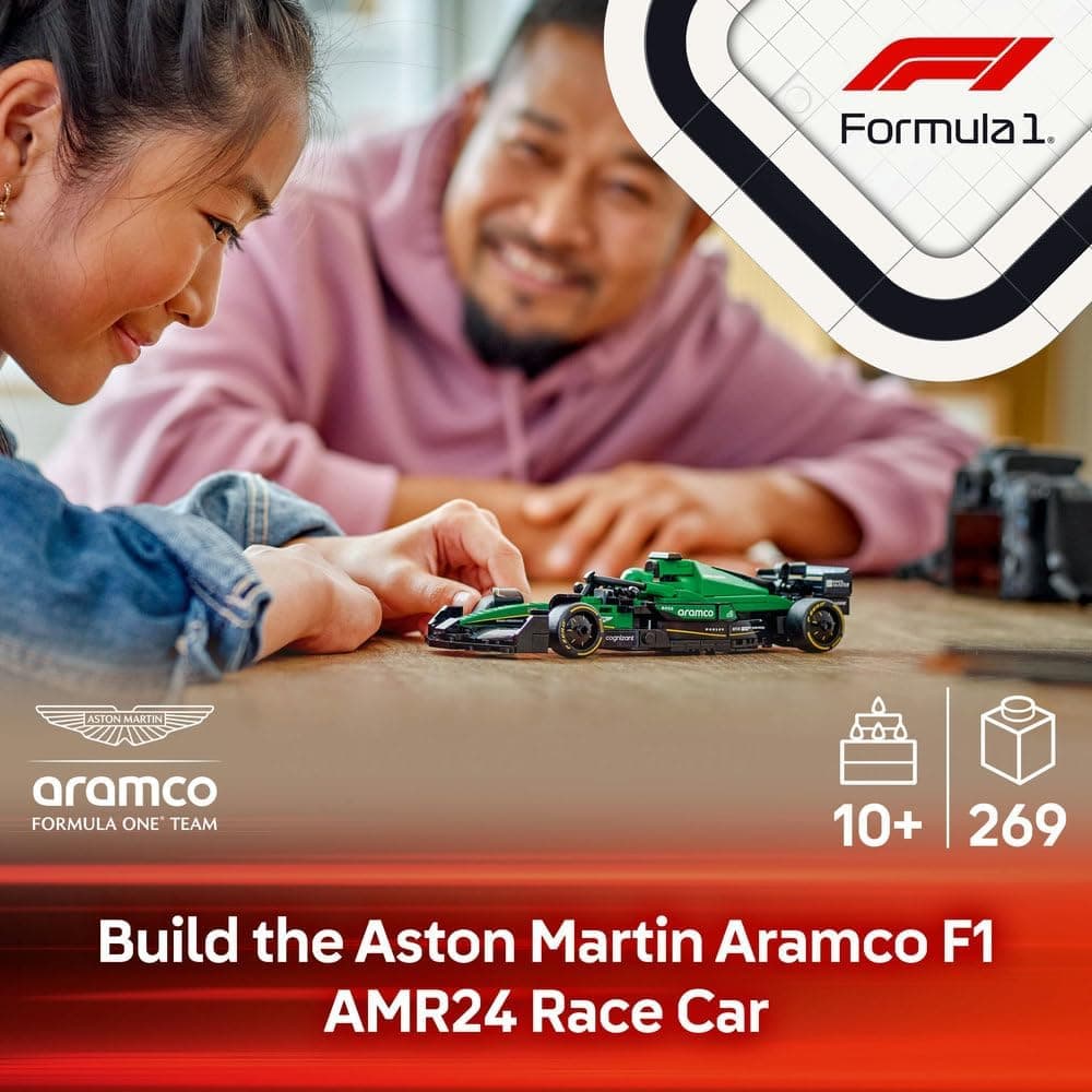 لگو Speed Champions ماشین مسابقه مدل Aston Martin Aramco F1 AMR24 77245 لگو Speed Champions ماشین مسابقه مدل Aston Martin Aramco F1 AMR24 77245