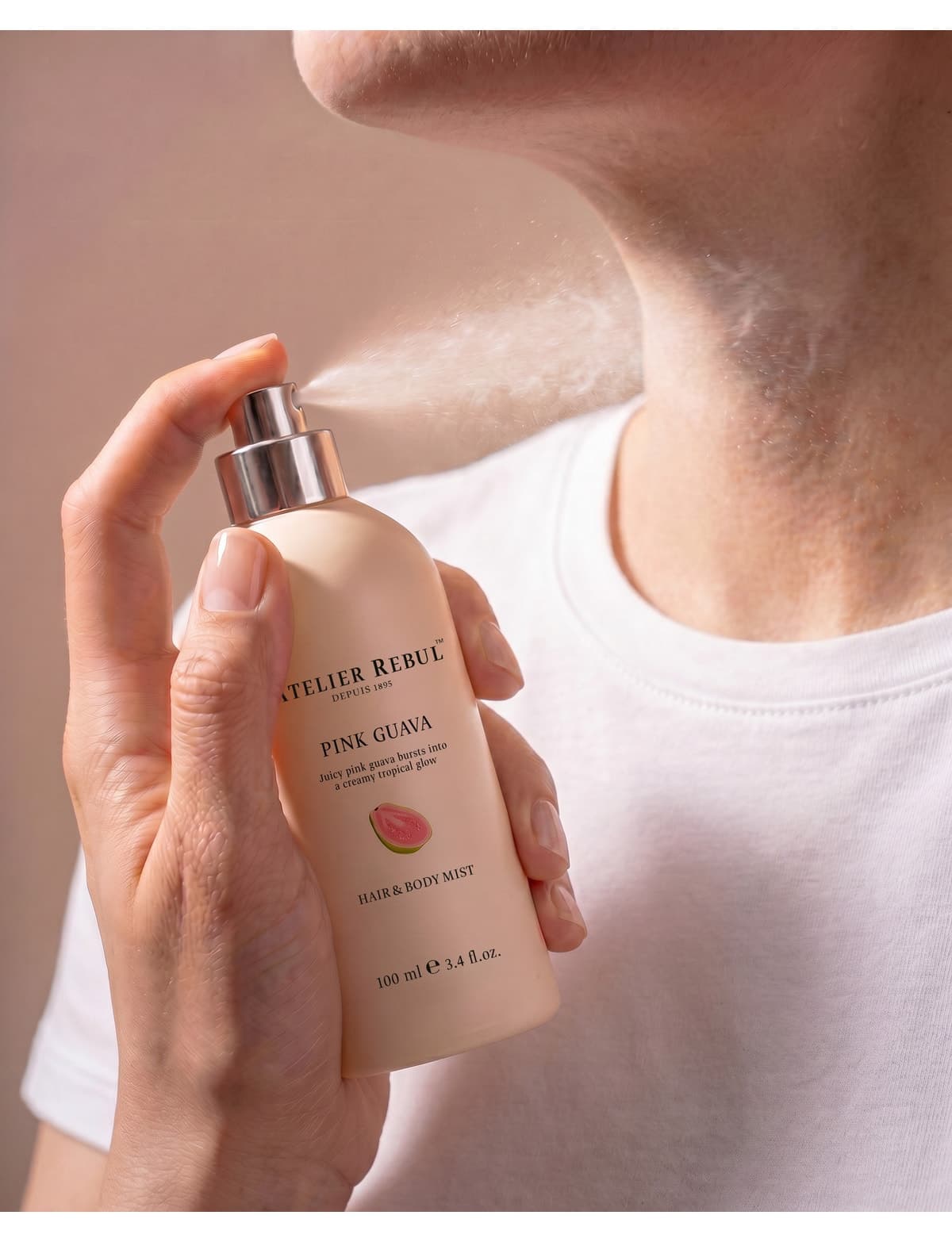 میست مو و بدن Atelier Rebul گواوای صورتی 100 ml میست مو و بدن Atelier Rebul گواوای صورتی 100 ml