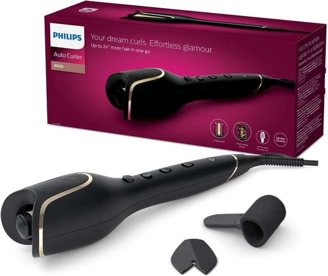 فرکننده موی اتوماتیک PHILIPS StyleCare Prestige مدل BHB876/00 فرکننده موی اتوماتیک PHILIPS StyleCare Prestige مدل BHB876/00