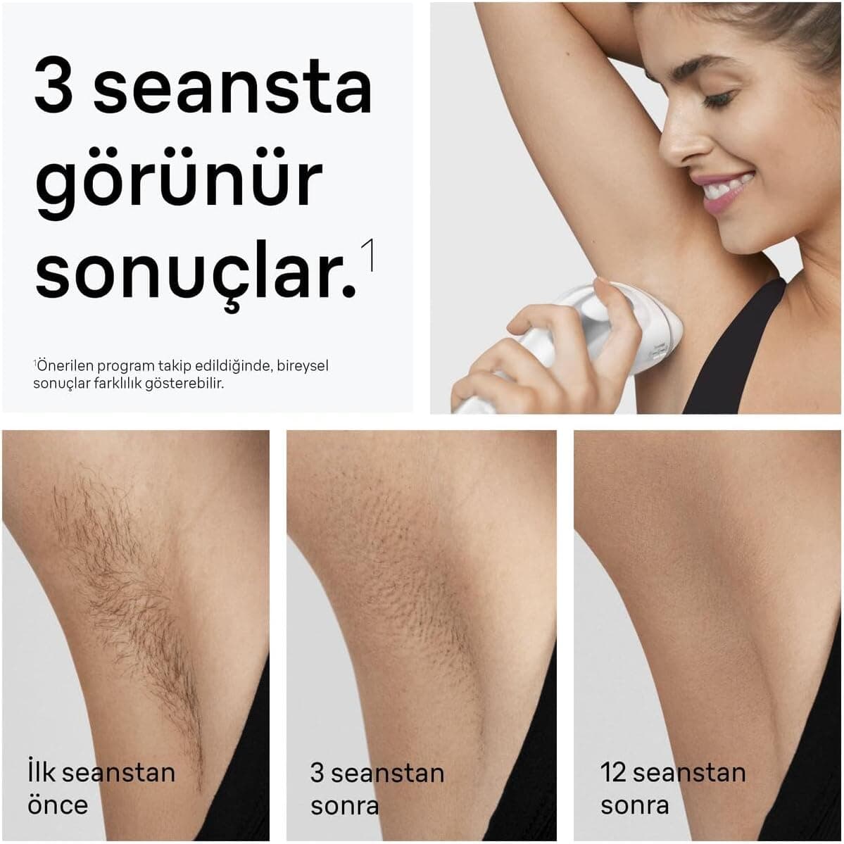اپیلاتور Braun Silk·expert Pro 3 با پالس نوری سفید/نقرهای مدل PL3122 اپیلاتور Braun Silk·expert Pro 3 با پالس نوری سفید/نقرهای مدل PL3122