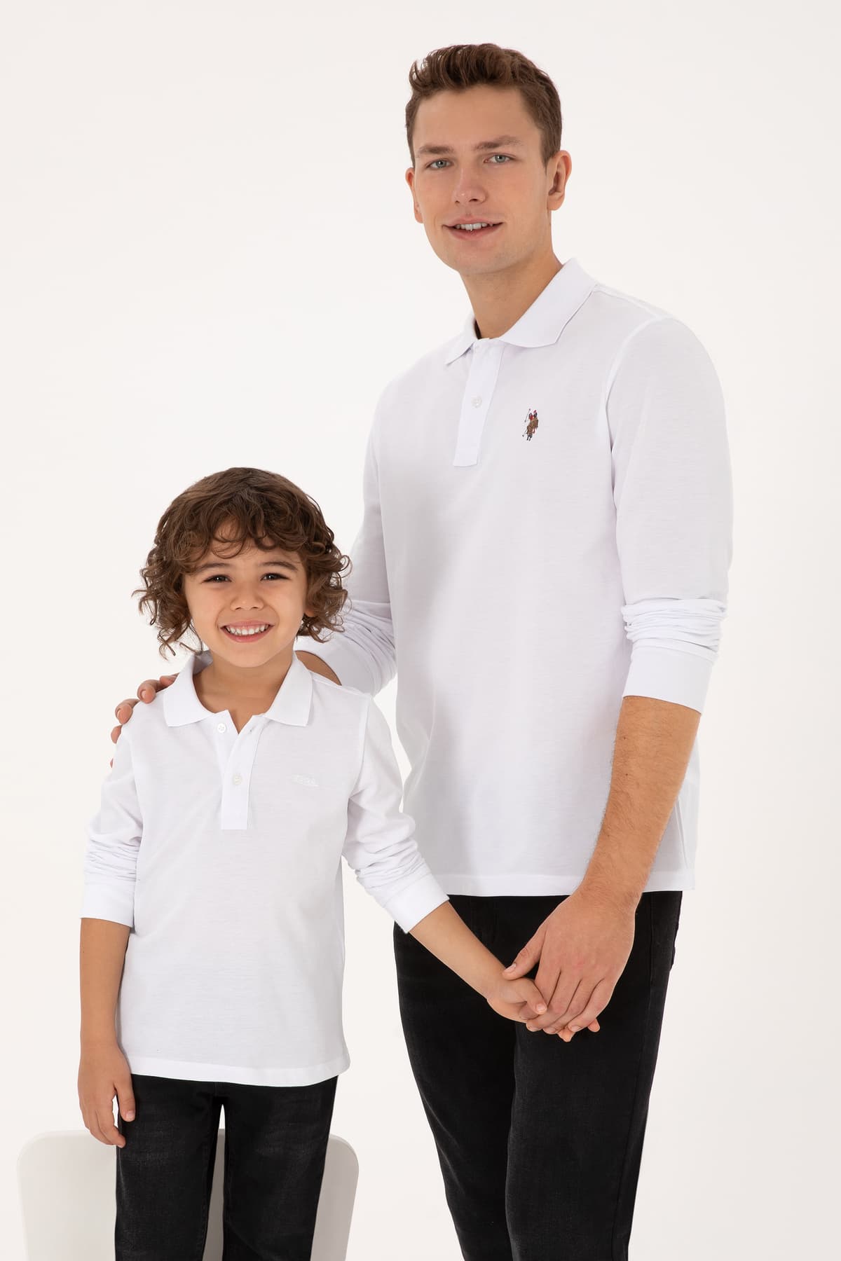 اسوئیت شرت مردانه U.S. Polo Assn. فیت معمولی یقه پولو سفید ساده مدل 50313772-VR013 اسوئیت شرت مردانه U.S. Polo Assn. فیت معمولی یقه پولو سفید ساده مدل 50313772-VR013