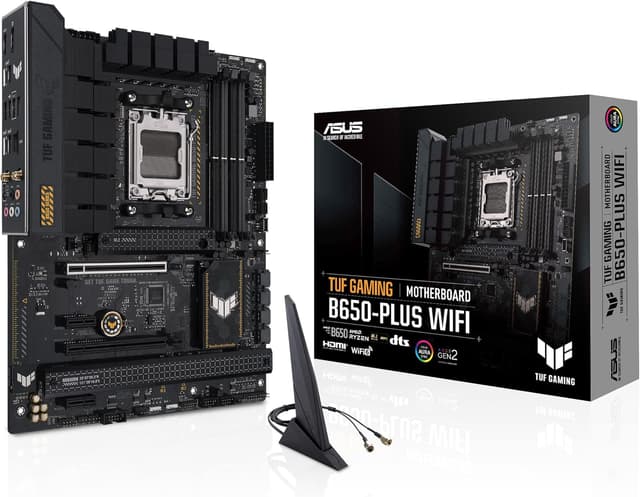 مادربرد ASUS TUF Gaming مدل B650-PLUS WIFI ATX سوکت AM5 چیپست B650 مادربرد ASUS TUF Gaming مدل B650-PLUS WIFI ATX سوکت AM5 چیپست B650