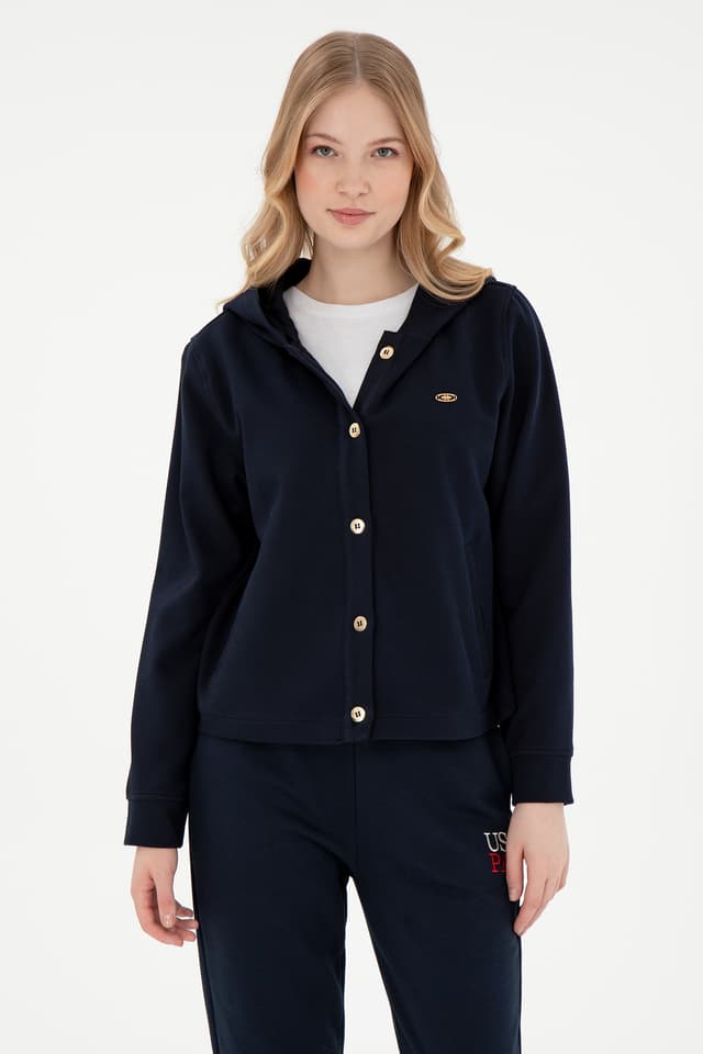 سوئیشرت زنانه U.S. Polo Assn. سرمهای مدل 50292441-VR033 سوئیشرت زنانه U.S. Polo Assn. سرمهای مدل 50292441-VR033