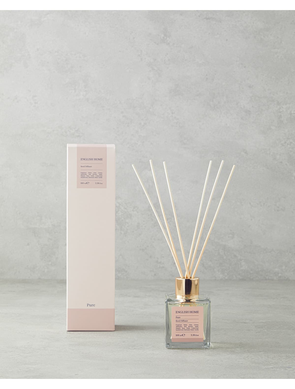 خوشبوکننده هوای اتاق English Home با چوبهای معطر Pure 100 ml خوشبوکننده هوای اتاق English Home با چوبهای معطر Pure 100 ml