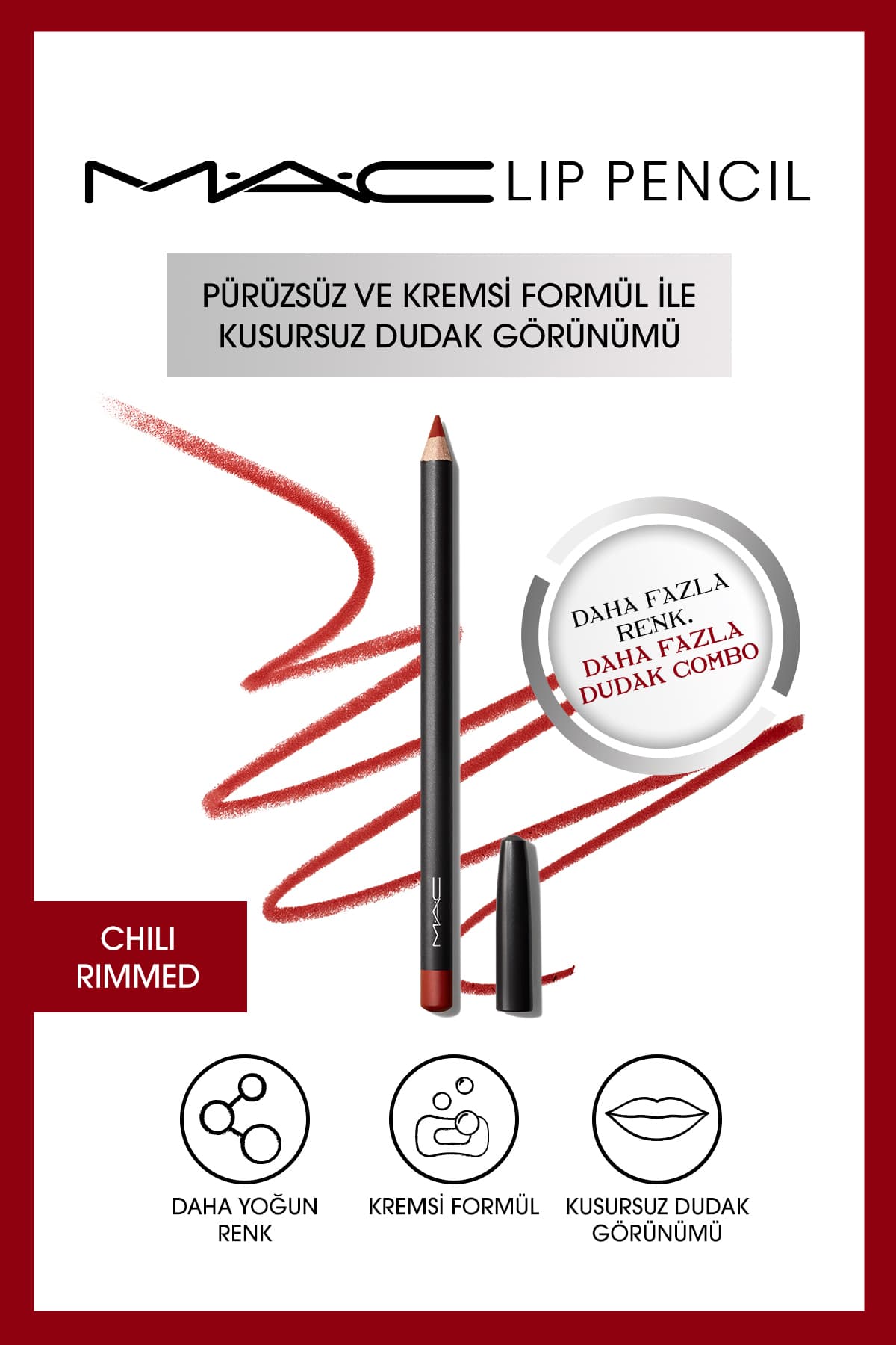 مداد لب Mac کرمی و ماندگار آلویی 1.45g مداد لب Mac کرمی و ماندگار آلویی 1.45g