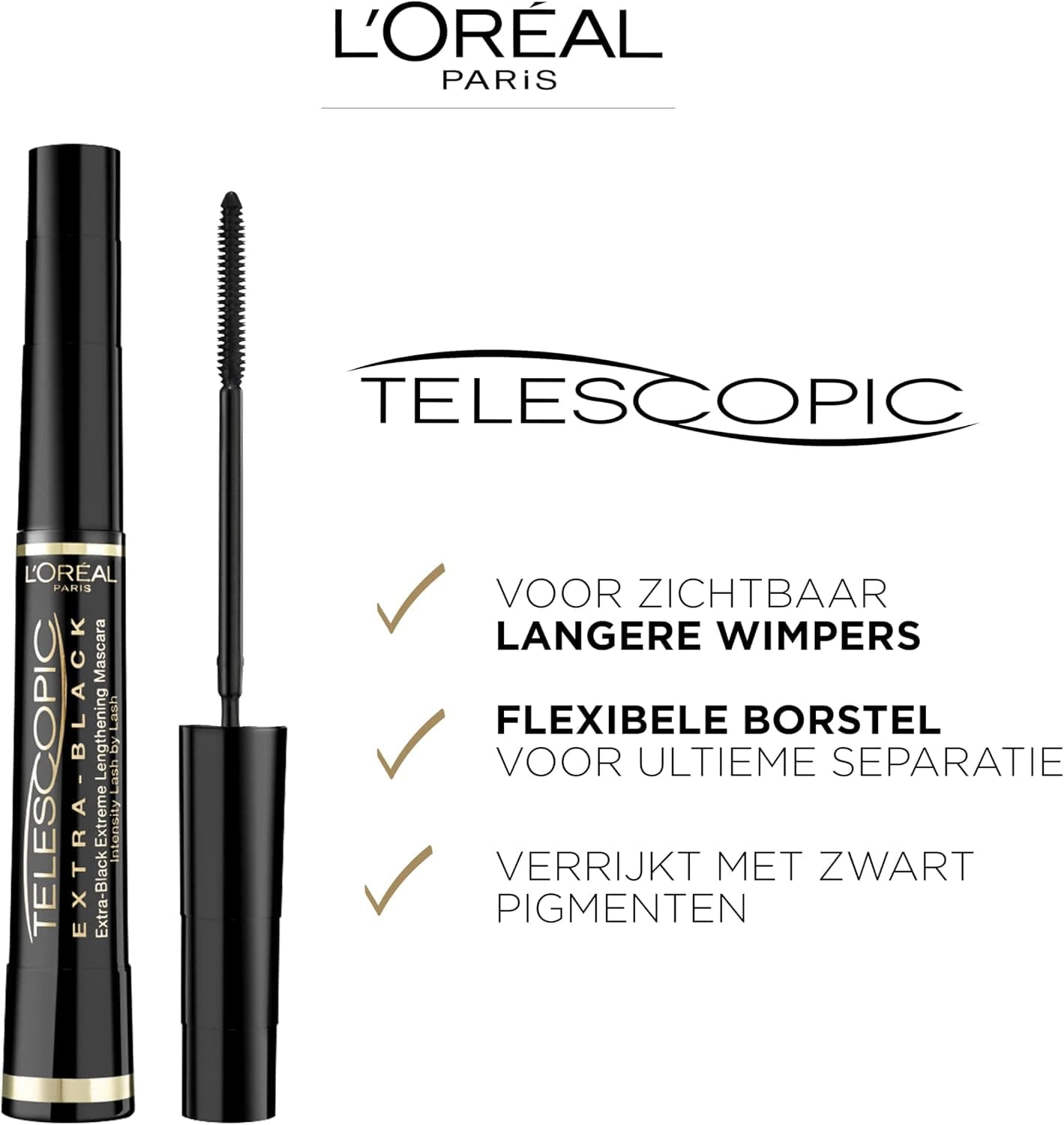 ریمل L'Oreal Paris مشکی خیلی پررنگ Telescopic ریمل L'Oreal Paris مشکی خیلی پررنگ Telescopic