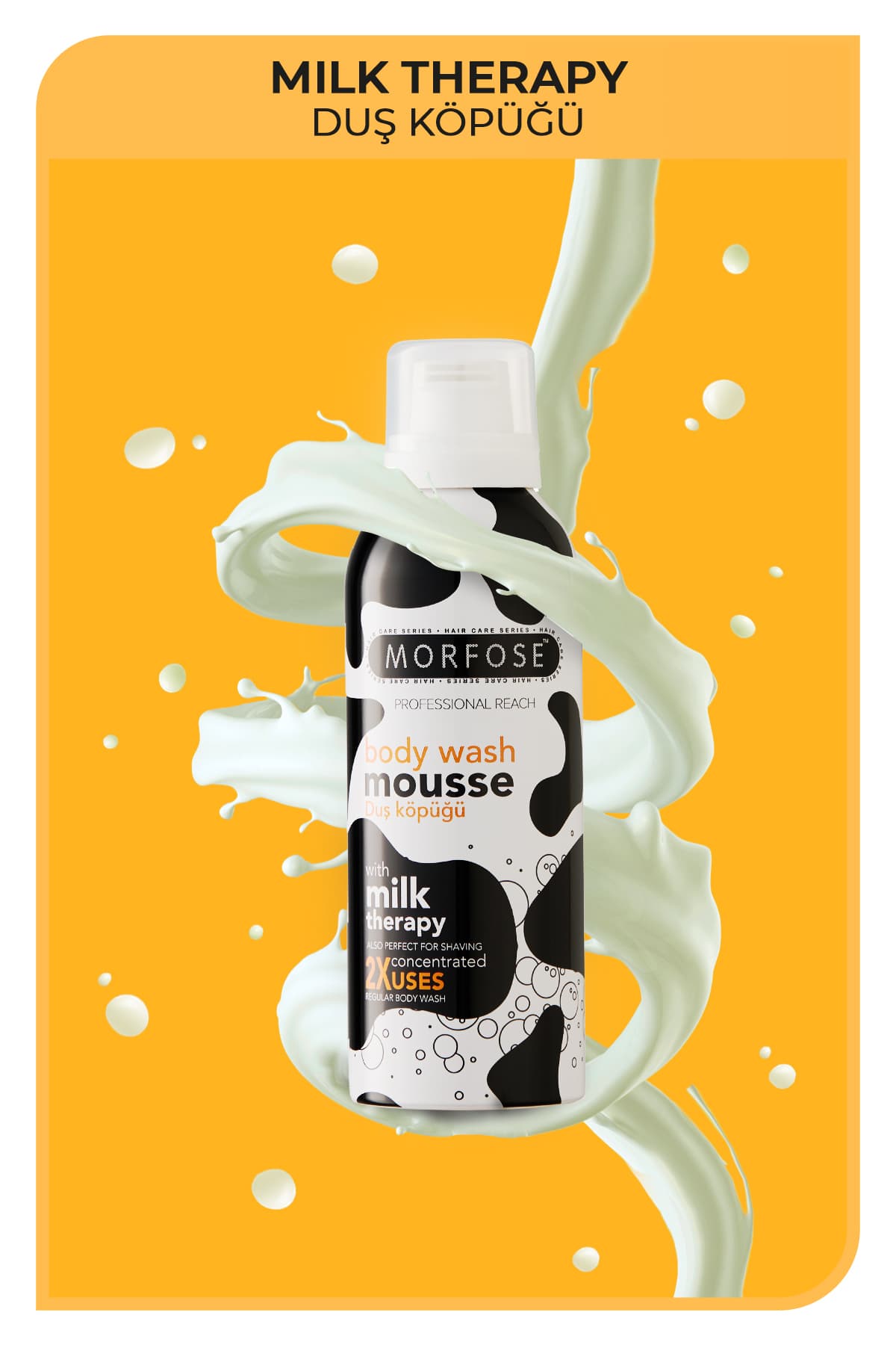فوم دوش بدن Morfose Milk Therapy حجم 200 ml فوم دوش بدن Morfose Milk Therapy حجم 200 ml