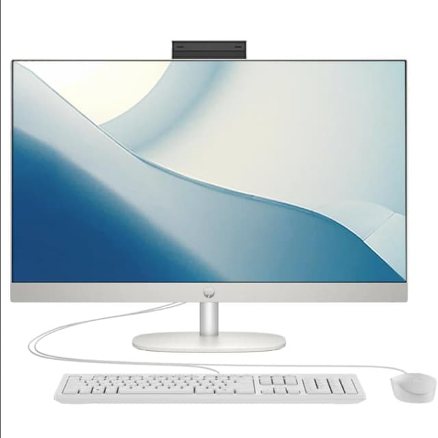 کامپیوتر همهکاره HP ۲۴ اینچی Intel Core i5-1335U 8GB DDR4 512GB NVMe سفید کامپیوتر همهکاره HP ۲۴ اینچی Intel Core i5-1335U 8GB DDR4 512GB NVMe سفید