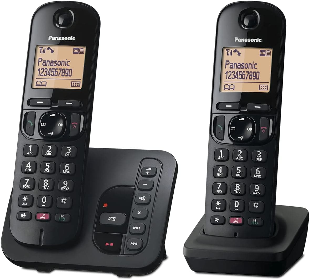 تلفن بی سیم Panasonic با پاسخگوی ۱۸ دقیقهای، مسدودکننده تماس مدل KX-TGC264E تلفن بی سیم Panasonic با پاسخگوی ۱۸ دقیقهای، مسدودکننده تماس مدل KX-TGC264E