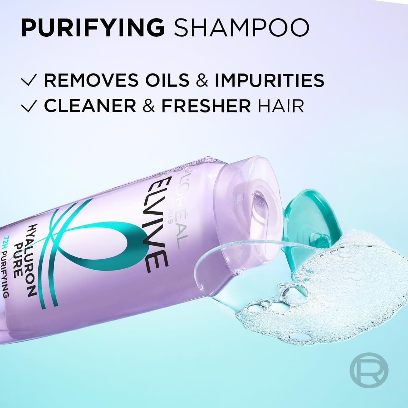 شامپو L'Oreal Paris Elvive Hyaluron Pure برای پوست سر چرب 600ml شامپو L'Oreal Paris Elvive Hyaluron Pure برای پوست سر چرب 600ml