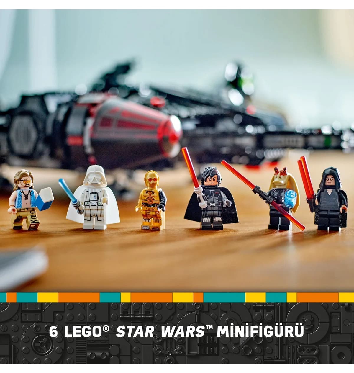 لگو Star Wars با 1579 قطعه مدل Karanlık Falcon 75389 لگو Star Wars با 1579 قطعه مدل Karanlık Falcon 75389