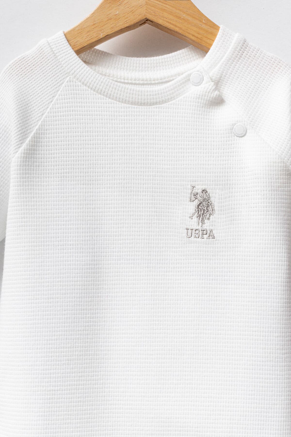 سرهمی نوزاد پسرانه U.S. Polo Assn. سفید سرهمی نوزاد پسرانه U.S. Polo Assn. سفید