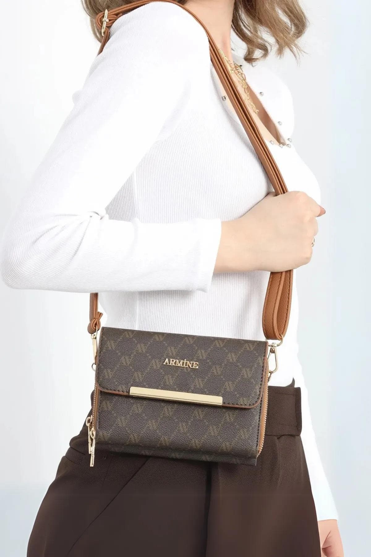 کیف زنانه Armine کراسبادی مدل 381 کیف زنانه Armine کراسبادی مدل 381