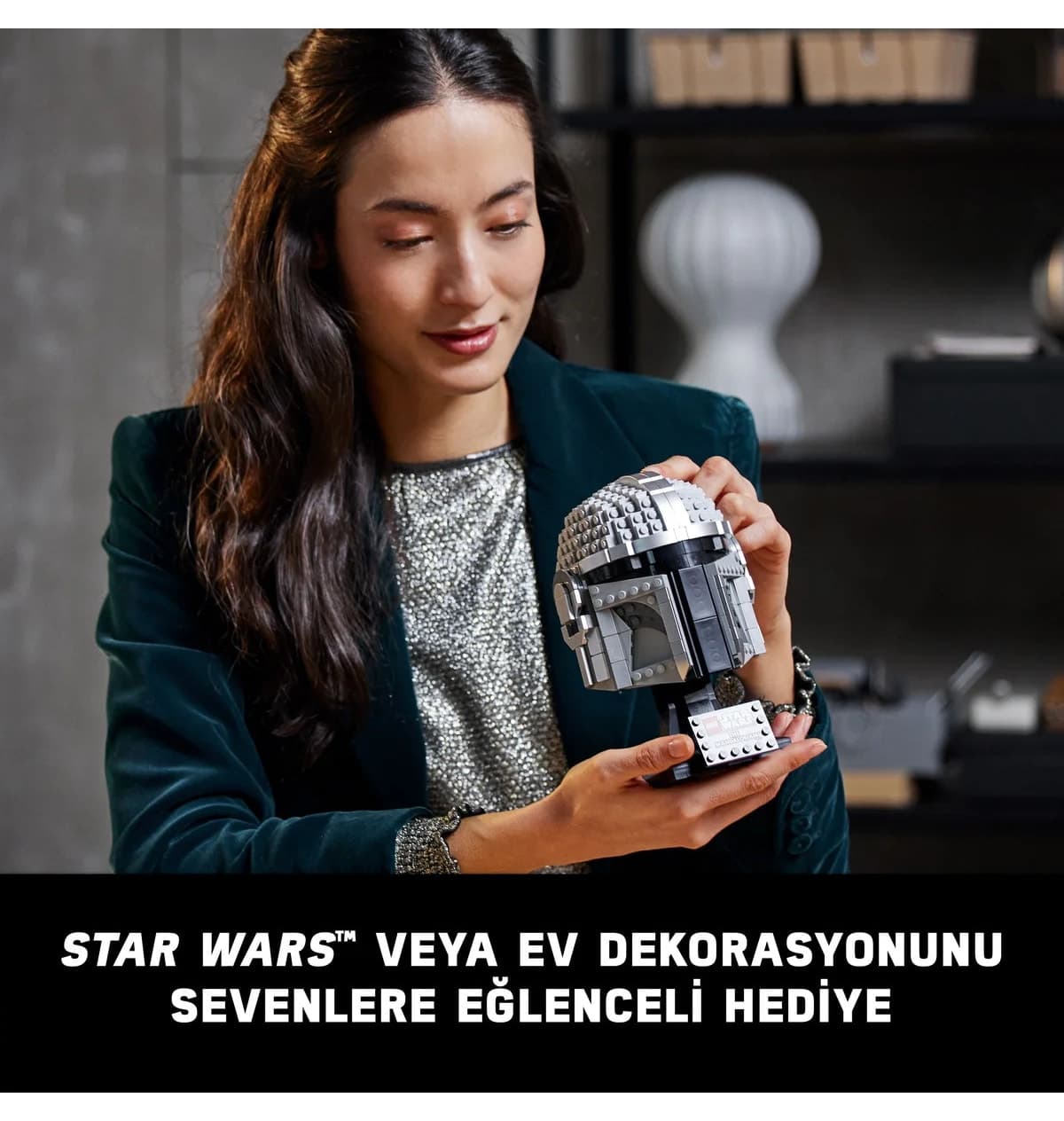 لگو Star Wars Mandalorian کاسک مدل 75328 با 584 قطعه لگو Star Wars Mandalorian کاسک مدل 75328 با 584 قطعه