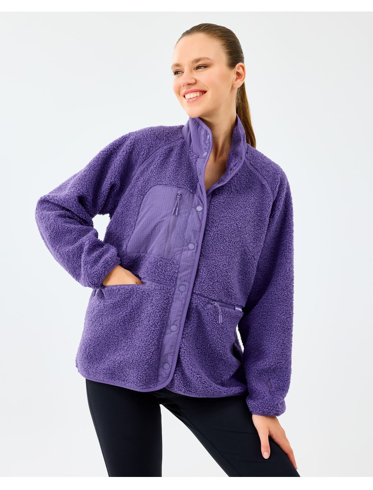 کاپشن زنانه Skechers بنفش SKECH SHERPA Fusion Pull Over مدل S2520218-0277 کاپشن زنانه Skechers بنفش SKECH SHERPA Fusion Pull Over مدل S2520218-0277