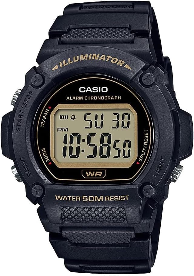 ساعت مچی دیجیتال مردانه Casio ضد آب 50M WR مدل W219H ساعت مچی دیجیتال مردانه Casio ضد آب 50M WR مدل W219H