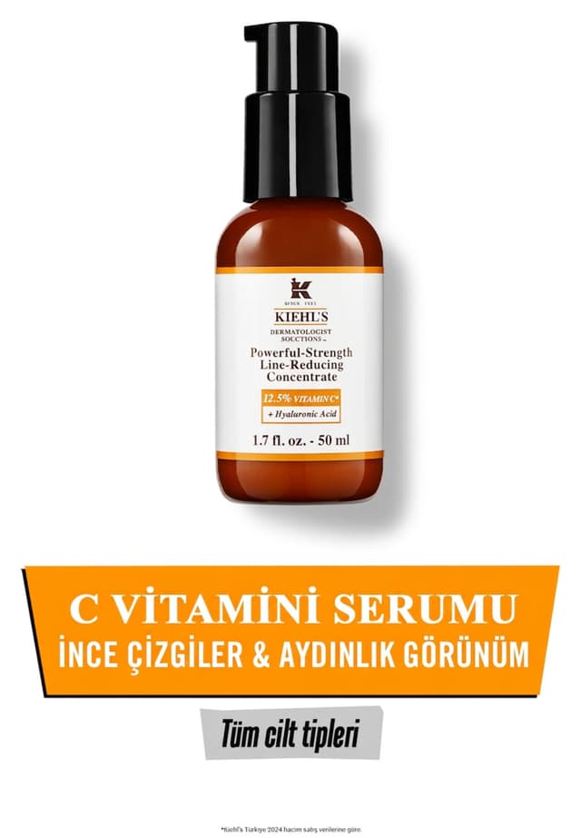 سرم Kiehl's Powerful-Strength روشنکننده ضدچروک حاوی هیالورونیک اسید ویتامین C 50 ml سرم Kiehl's Powerful-Strength روشنکننده ضدچروک حاوی هیالورونیک اسید ویتامین C 50 ml