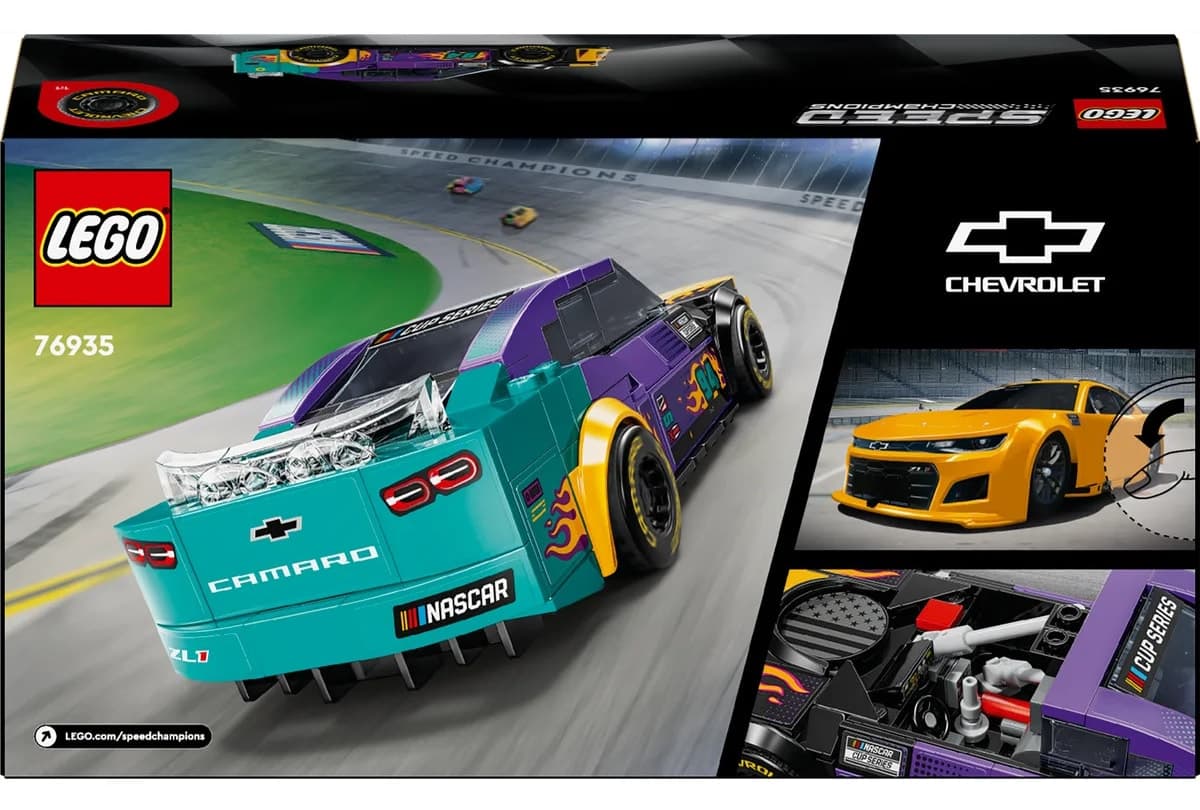 لگو Speed Champions NASCAR Chevrolet Camaro ZL1 ماشین مدل 76935 لگو Speed Champions NASCAR Chevrolet Camaro ZL1 ماشین مدل 76935
