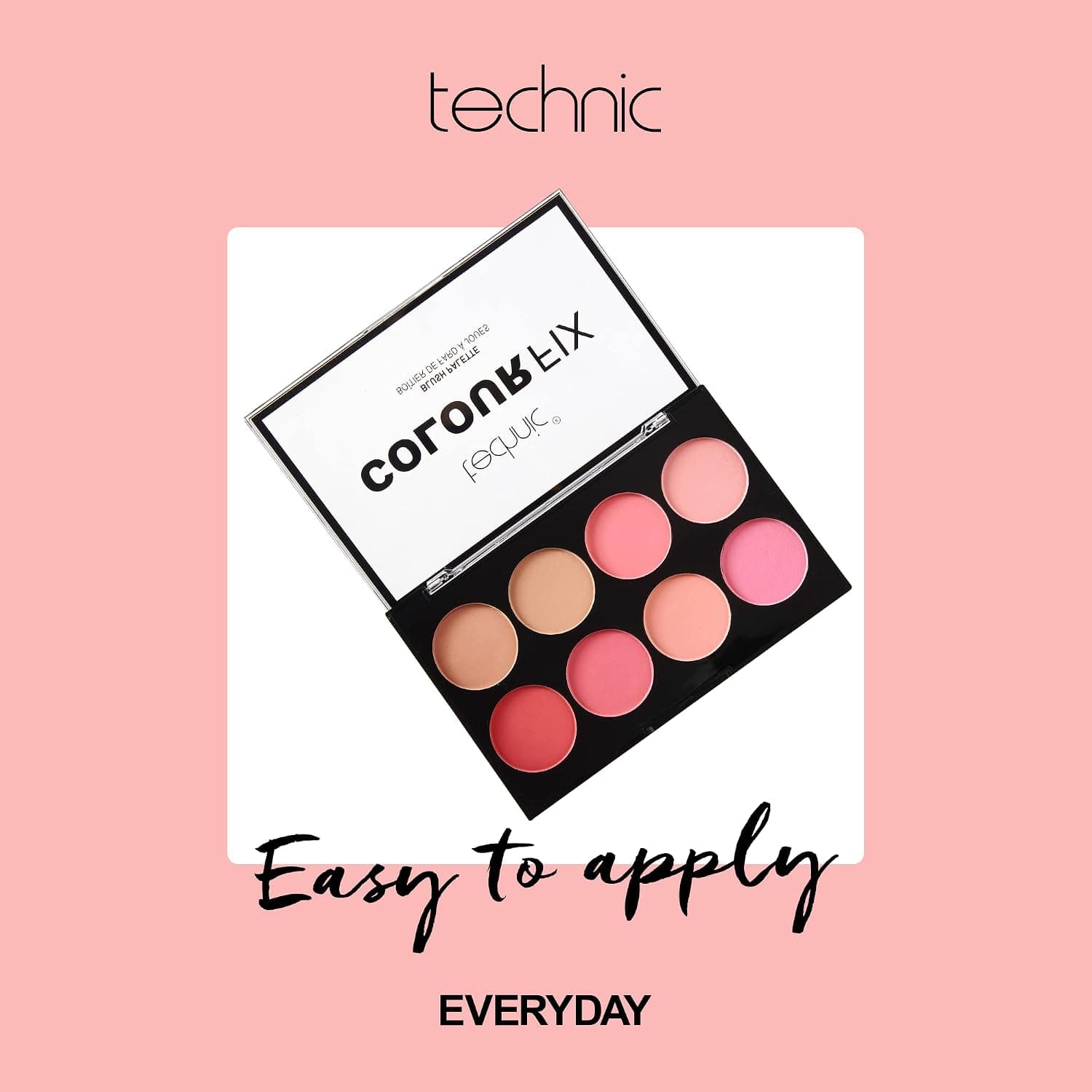 پالت رژگونه Technic Colour Fix شامل ۸ عدد، 3.5 g پالت رژگونه Technic Colour Fix شامل ۸ عدد، 3.5 g