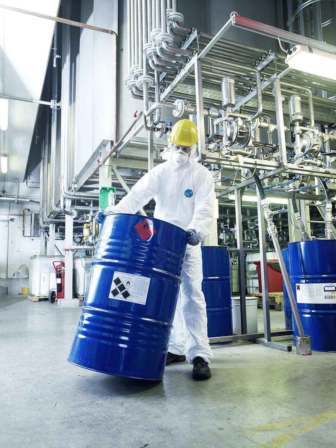 لباس یکسره محافظ شیمیایی سفید DuPont Tyvek 500 X-PERT لباس یکسره محافظ شیمیایی سفید DuPont Tyvek 500 X-PERT