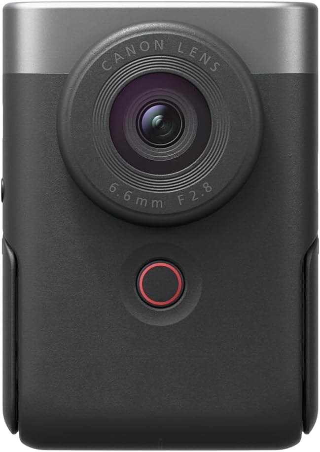 دوربین فیلمبرداری Canon کیت ولاگینگ 4K نقرهای مدل PowerShot V10 دوربین فیلمبرداری Canon کیت ولاگینگ 4K نقرهای مدل PowerShot V10