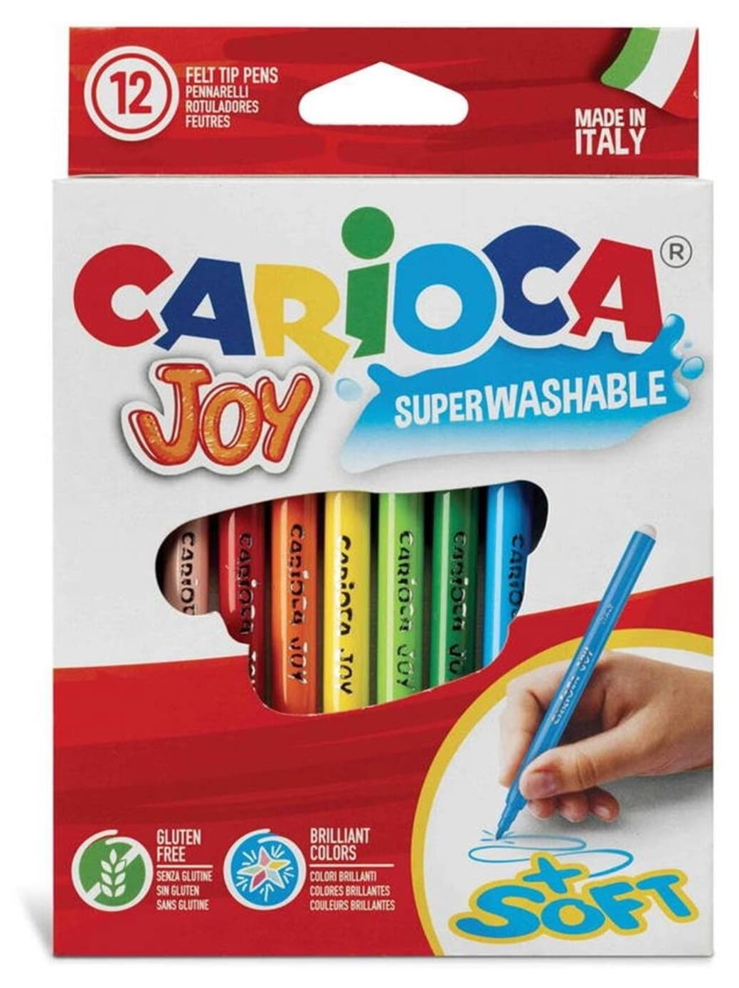 ماژیک رنگی Carioca Joy شستشوپذیر 12 عددی ماژیک رنگی Carioca Joy شستشوپذیر 12 عددی