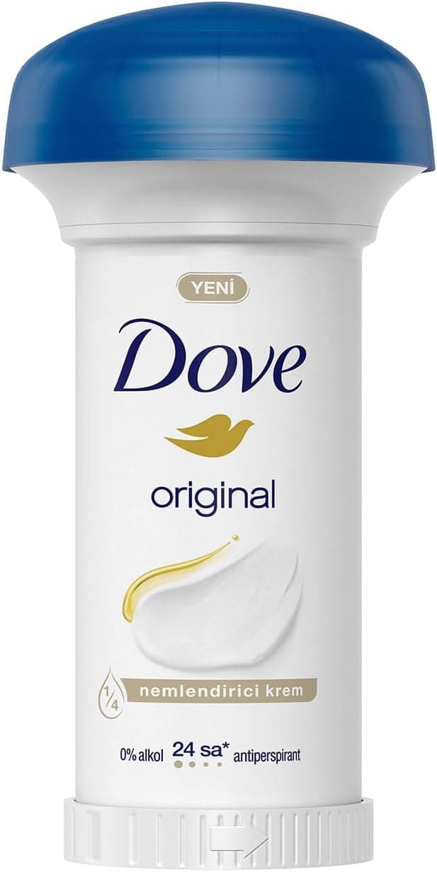 دئودورانت استیکی زنانه Dove Original حاوی 1/4 کرم مرطوبکننده 50 ml دئودورانت استیکی زنانه Dove Original حاوی 1/4 کرم مرطوبکننده 50 ml