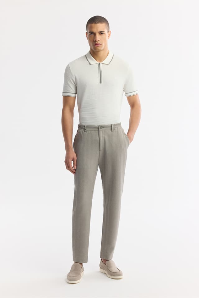 شلوار مردانه Avva خاکستری جیب کناری کمر لاستیکی Bi-Stretch Comfort Slim Fit مدل A51Y3211 شلوار مردانه Avva خاکستری جیب کناری کمر لاستیکی Bi-Stretch Comfort Slim Fit مدل A51Y3211