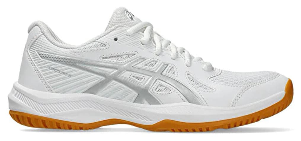 کفش والیبال زنانه Asics سفید مدل Upcourt 6 کفش والیبال زنانه Asics سفید مدل Upcourt 6