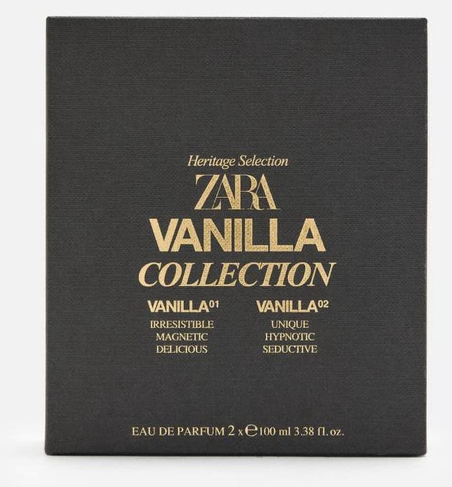 عطر مردانه Zara VANILLA COLLECTION 01+ VANILLA COLLECTION 02 EDP 2 X100 M عطر مردانه Zara VANILLA COLLECTION 01+ VANILLA COLLECTION 02 EDP 2 X100 M