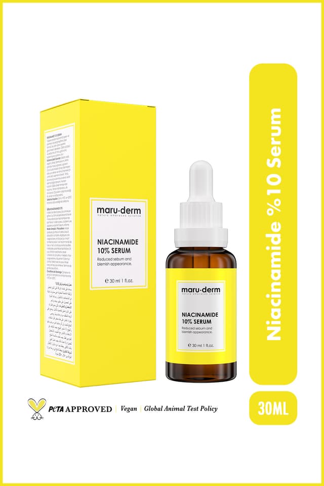 سرم مراقبت از پوست Maru.Derm نیاسینامید %10 + اسید هیالورونیک + پانتنول 30 ML سرم مراقبت از پوست Maru.Derm نیاسینامید %10 + اسید هیالورونیک + پانتنول 30 ML