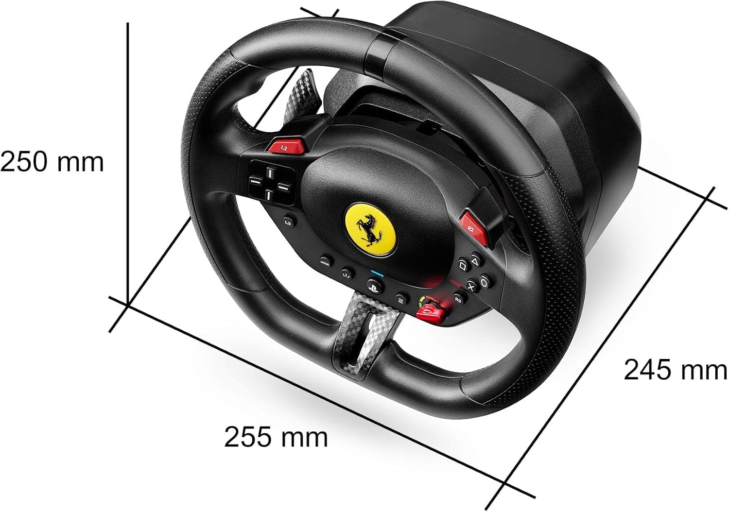 فرمان مسابقهای سازگار با PS5، PS4 و PC Thrustmaster مدل T98 Ferrari 296 GTB با پدال مغناطیسی فرمان مسابقهای سازگار با PS5، PS4 و PC Thrustmaster مدل T98 Ferrari 296 GTB با پدال مغناطیسی