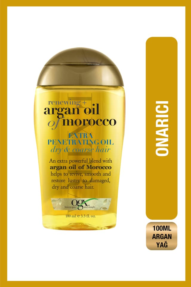 روغن مو OGX Argan Oil of Morocco تجدیدکننده بدون سولفات 100 ml روغن مو OGX Argan Oil of Morocco تجدیدکننده بدون سولفات 100 ml
