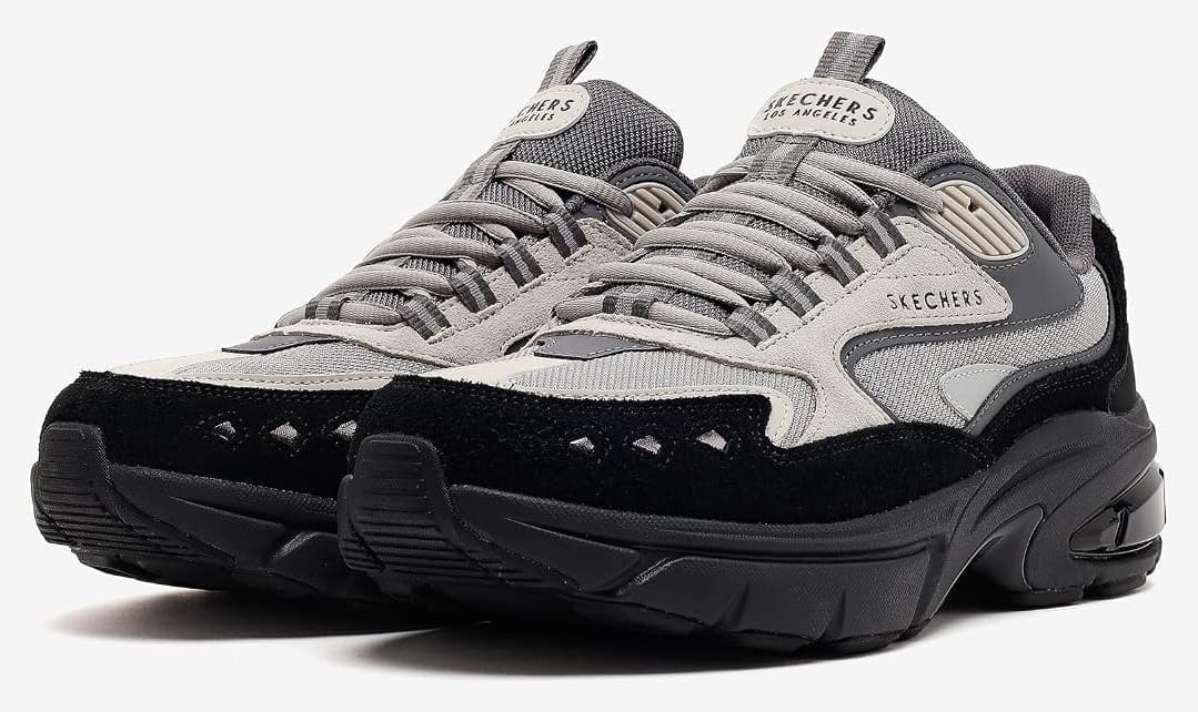 کفش پسرانه Skechers مدل SHADOW خاکستری کفش پسرانه Skechers مدل SHADOW خاکستری