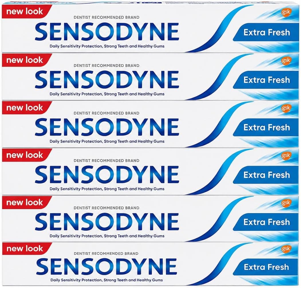 خمیردندان خانوادگی Sensodyne با محافظت روزانه از حساسیت دندان و سلامت لثه 75 ml X 3 خمیردندان خانوادگی Sensodyne با محافظت روزانه از حساسیت دندان و سلامت لثه 75 ml X 3
