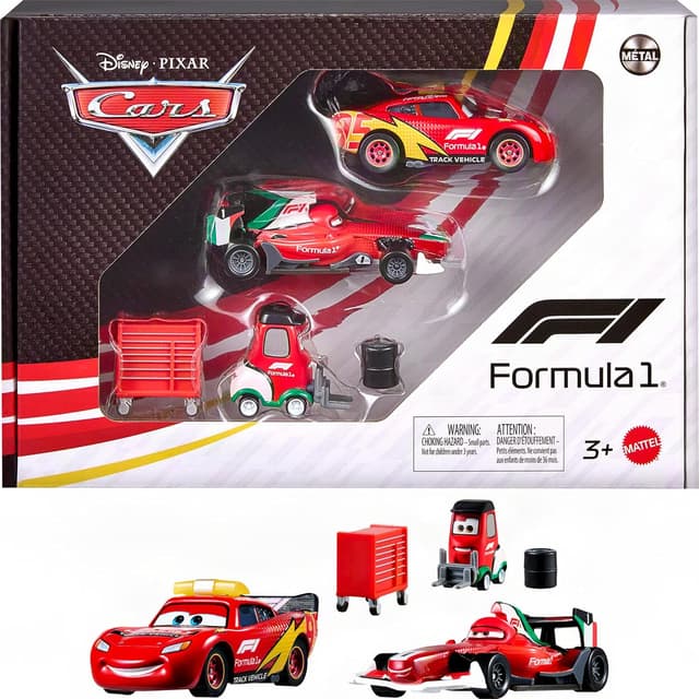 بسته چندتایی خودرو Formula 1 Mattel Cars بسته چندتایی خودرو Formula 1 Mattel Cars