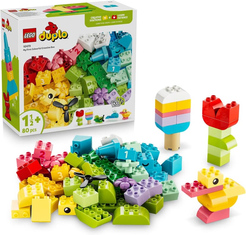 لگو DUPLO Classic جعبه ساختنی رنگی خلاقانه مدل 10479 لگو DUPLO Classic جعبه ساختنی رنگی خلاقانه مدل 10479