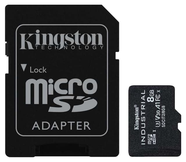 کارت حافظه microSDHC صنعتی Kingston با ظرفیت 8GB کلاس C10 A1 pSLC و آداپتور SD مدل SDCIT2-8GB کارت حافظه microSDHC صنعتی Kingston با ظرفیت 8GB کلاس C10 A1 pSLC و آداپتور SD مدل SDCIT2-8GB