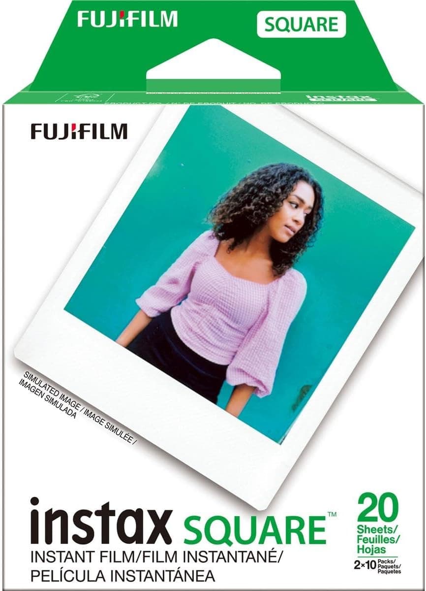 فیلم دوربین فوری Fujifilm Instax Square دو بستهای 20 عددی فیلم دوربین فوری Fujifilm Instax Square دو بستهای 20 عددی