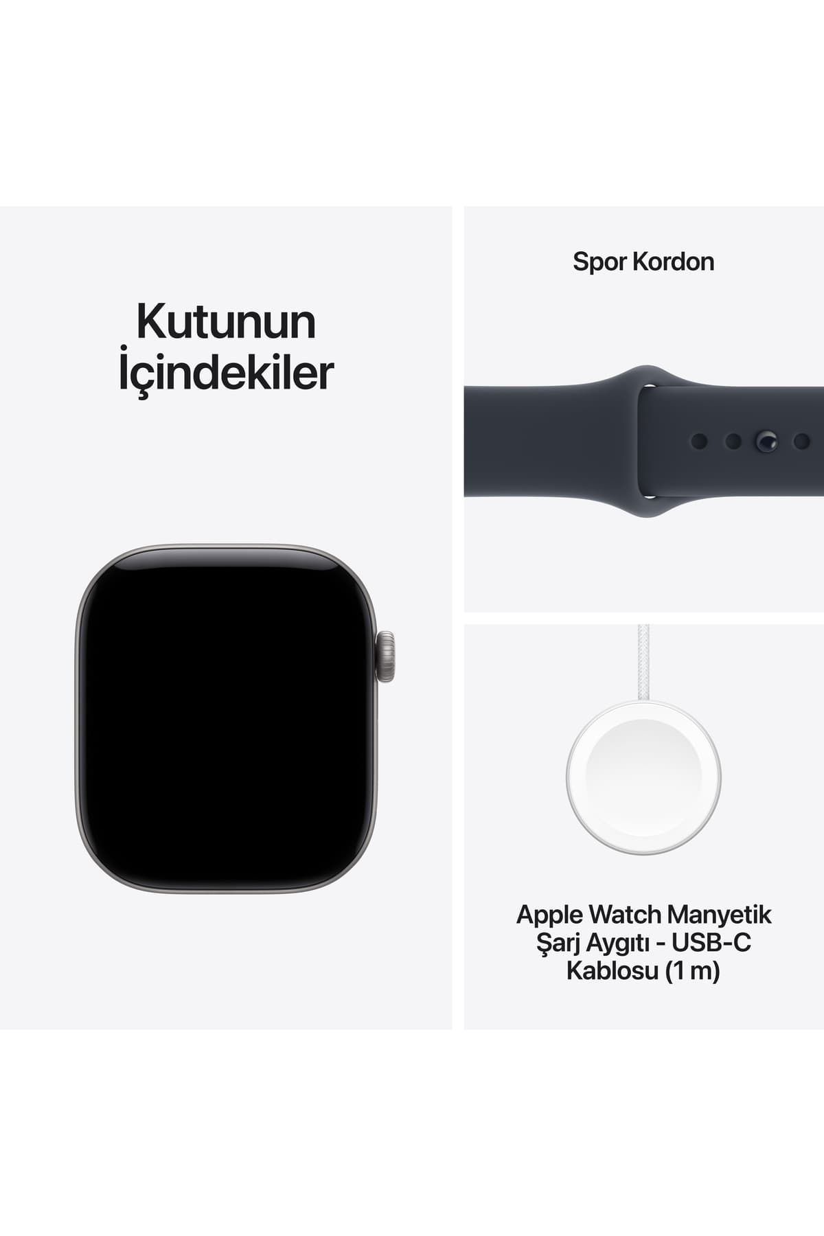 ساعت هوشمند Apple Watch Series 12 GPS 46mm با بدنه آلومینیومی خاکستری فضایی و بند ورزشی سرمهای M/L ساعت هوشمند Apple Watch Series 12 GPS 46mm با بدنه آلومینیومی خاکستری فضایی و بند ورزشی سرمهای M/L